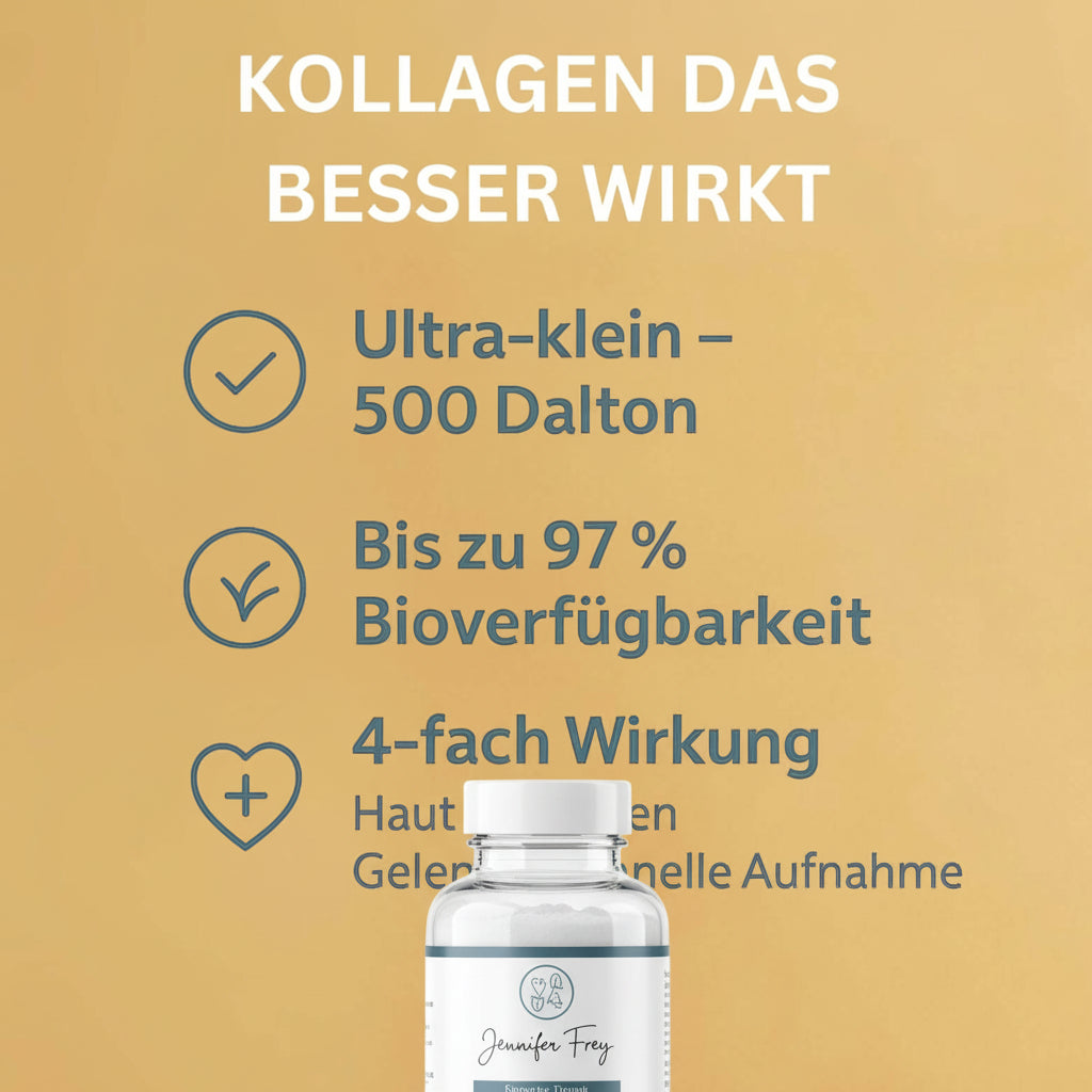 TRIPEPTIDE 500 Dalton Kollagen Hydrolisat Pulver - Original Tripeptide Kollagen CollMeCell