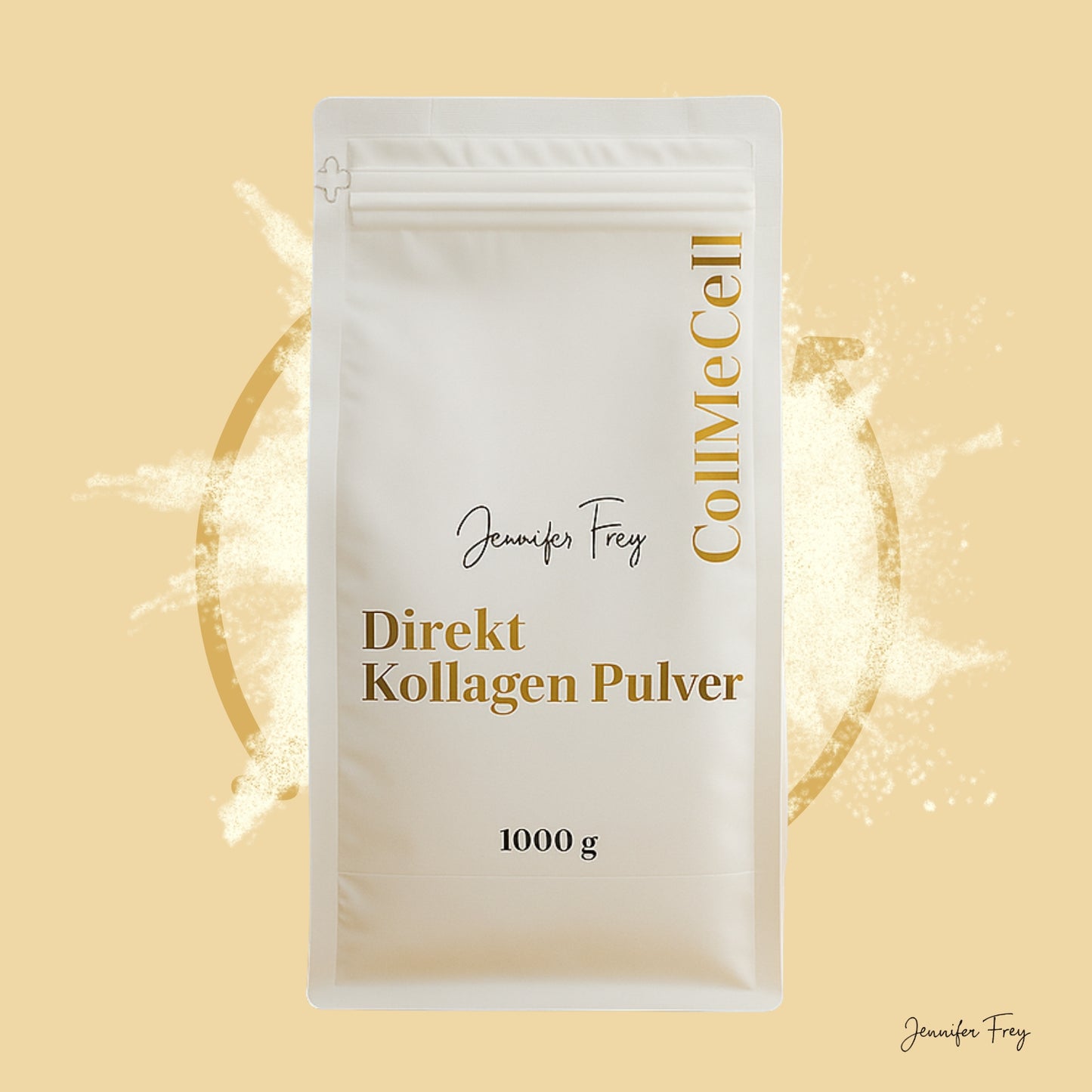 Direct Kollagen Hydrolisat Peptide Pulver - Original Kollagen CollMeCell 2000 Dalton