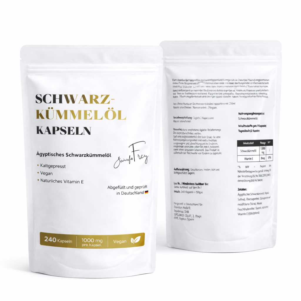 Ägyptisches Schwarzkümmelöl - 240 vegane Softgels