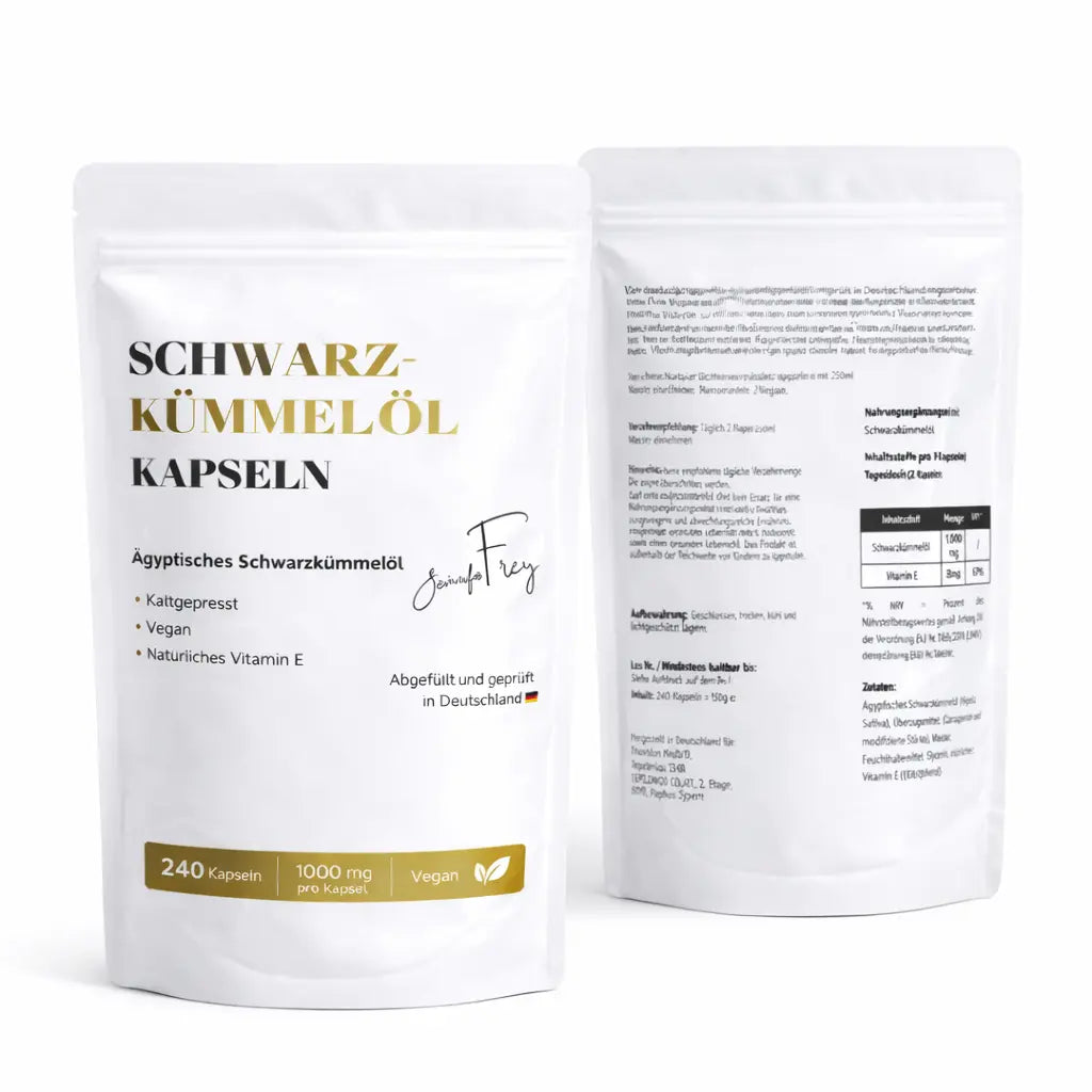 Ägyptisches Schwarzkümmelöl - 240 vegane Softgels