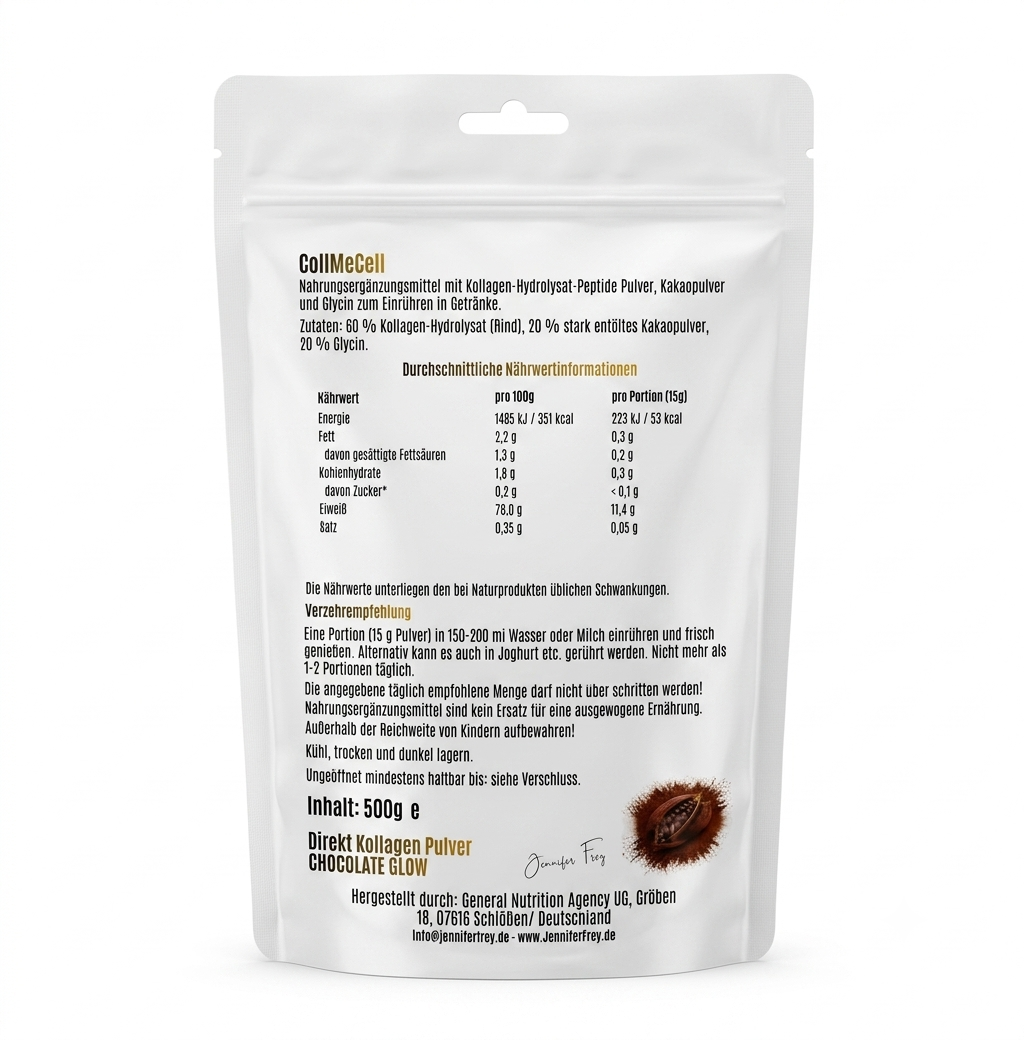 CollMeCell Kollagen-Pulver Chocolate Glow