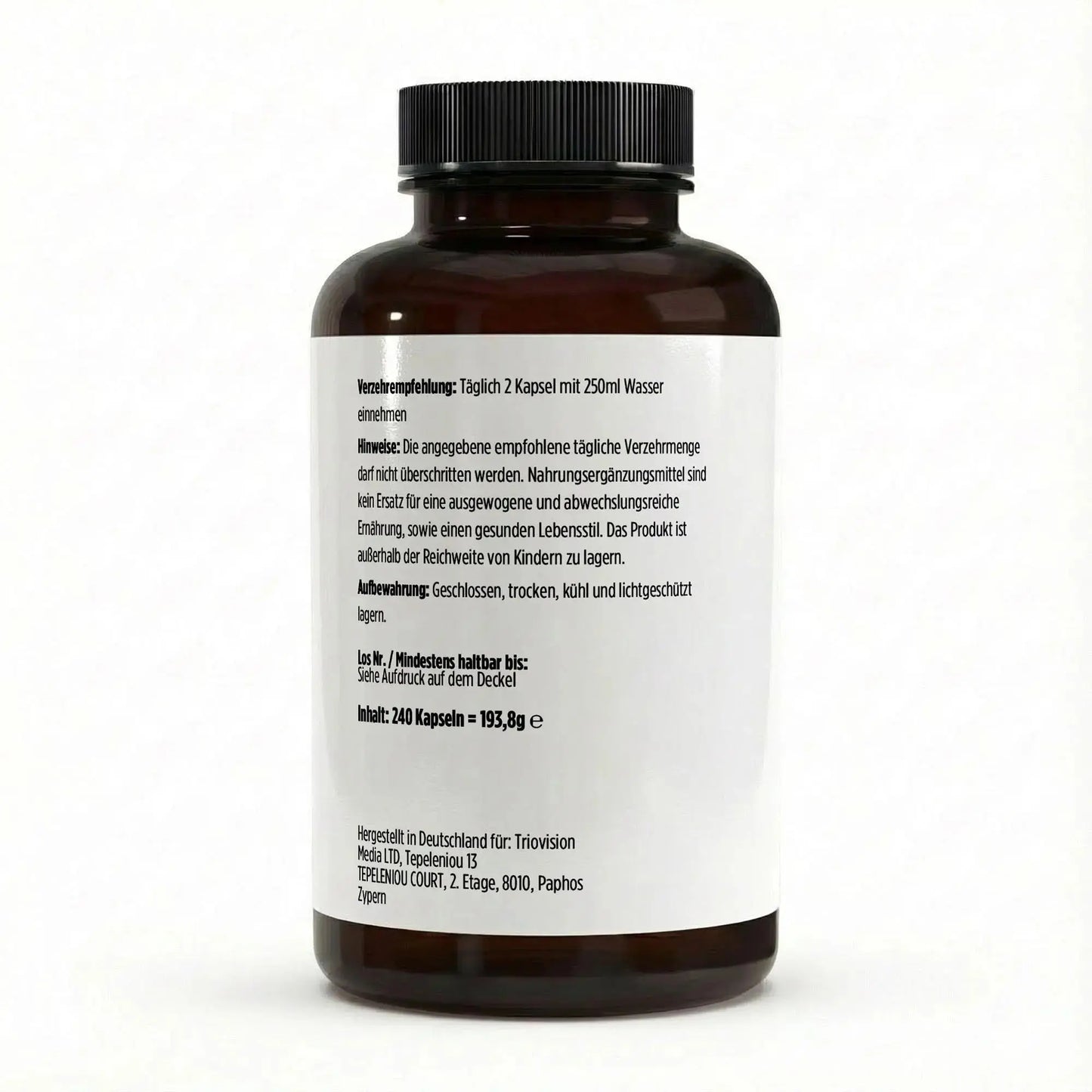 Immunsystem Energie Vitamin C 500mg Magnesium Kapseln gepuffert 240 Stück Support