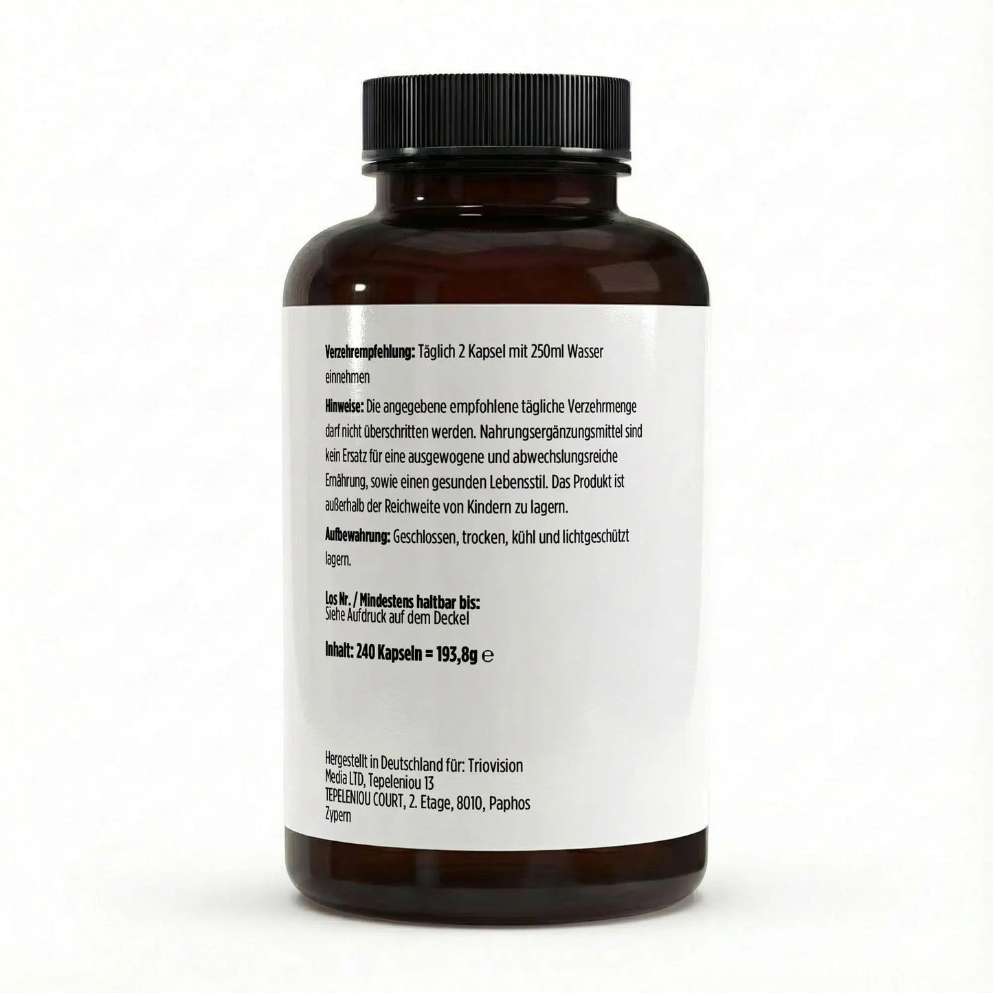 Immunsystem Energie Vitamin C 500mg Magnesium Kapseln gepuffert 240 Stück Support