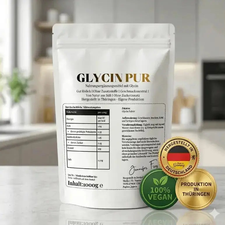 Glycin Pulver hochdosiert Natürlich Süß Jennifer Frey