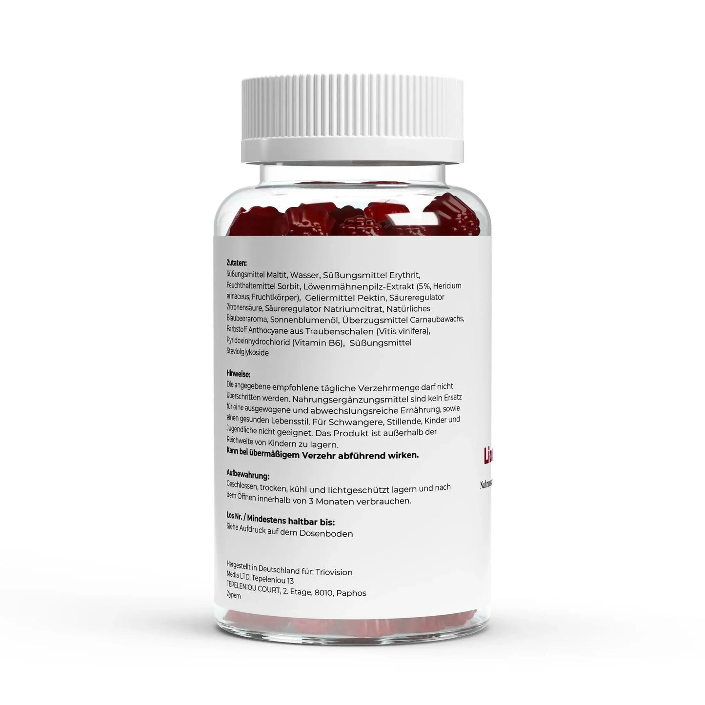 Löwenmähne Vitamin B6 Gummies