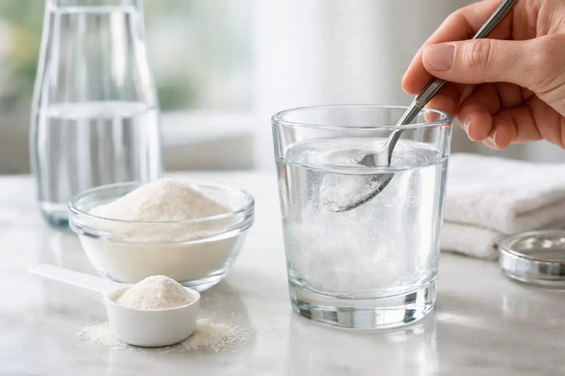 Kollagen mit Wasser mischen: So gelingt es