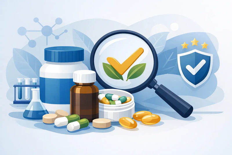 Nahrungsergänzung Qualität erkennen