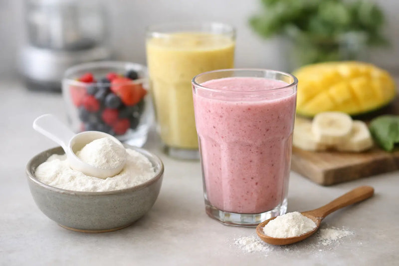 Kollagenpulver in Smoothies verwenden