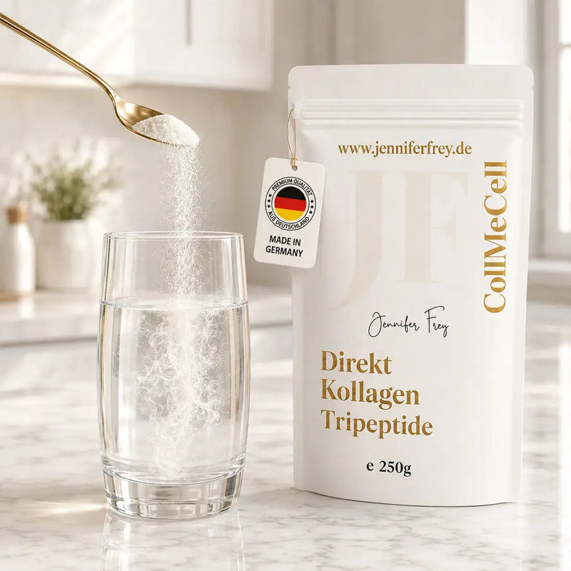CollMeCell Tripeptid-Kollagen 250 g für 1 €: Deine Einkauf-Aktion bei Jennifer Frey