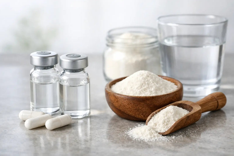 Tripeptid Kollagen vs Pulver im Vergleich