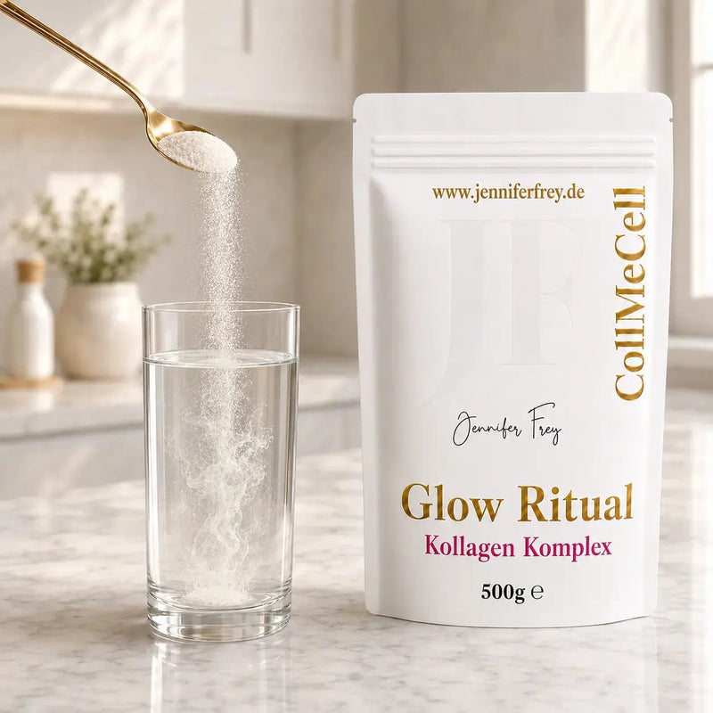 INTENSE GLOW RITUAL: Kollagen-Pulver mit Hyaluron, Biotin, Q10