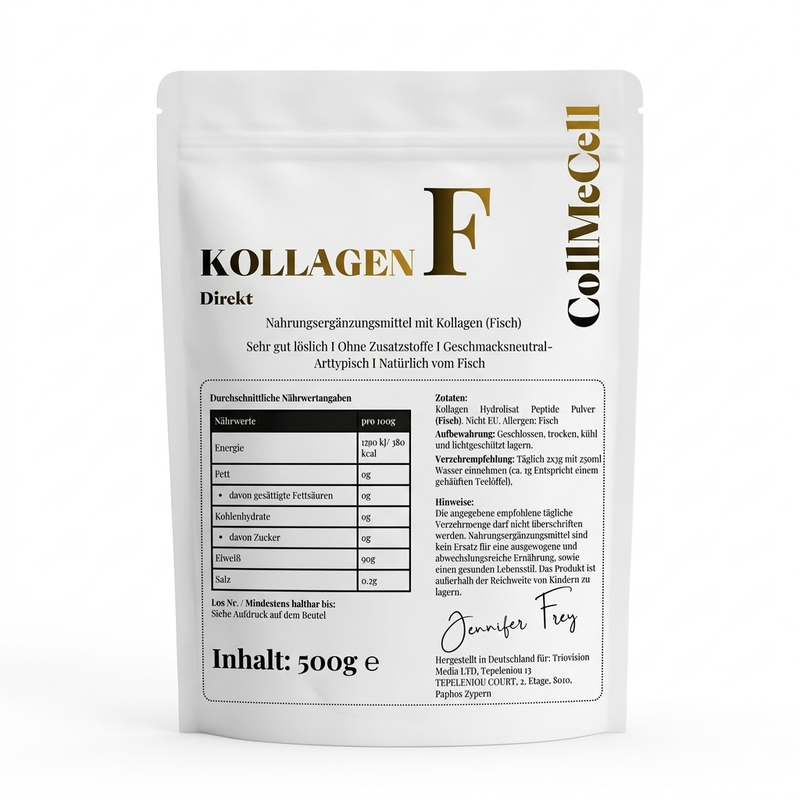 Neu im Shop: CollMeCell Fisch Kollagen – Marines Kollagen in Premium-Qualität