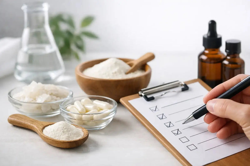 Collagen Sourcing Quality Checklist: 9 Prüfpunkte