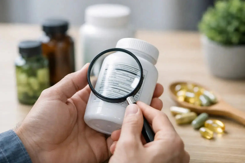 How to read supplement labels: Etiketten prüfen
