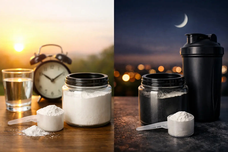 Kreatin morgens oder abends?
