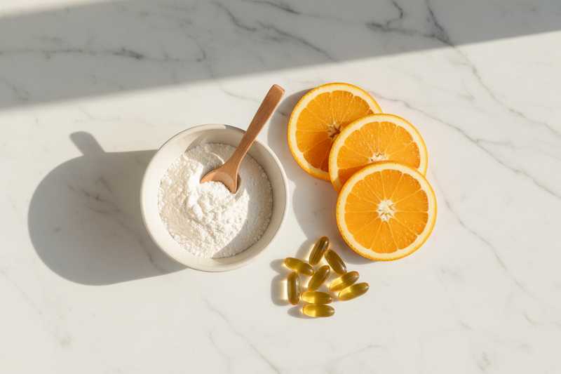 Kollagen und Vitamin C: Warum die Kombination interessant ist
