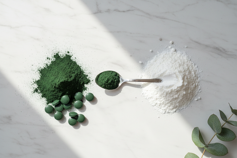 Spirulina & Kollagen: Die kraftvolle Kombination für Haut & Vitalität