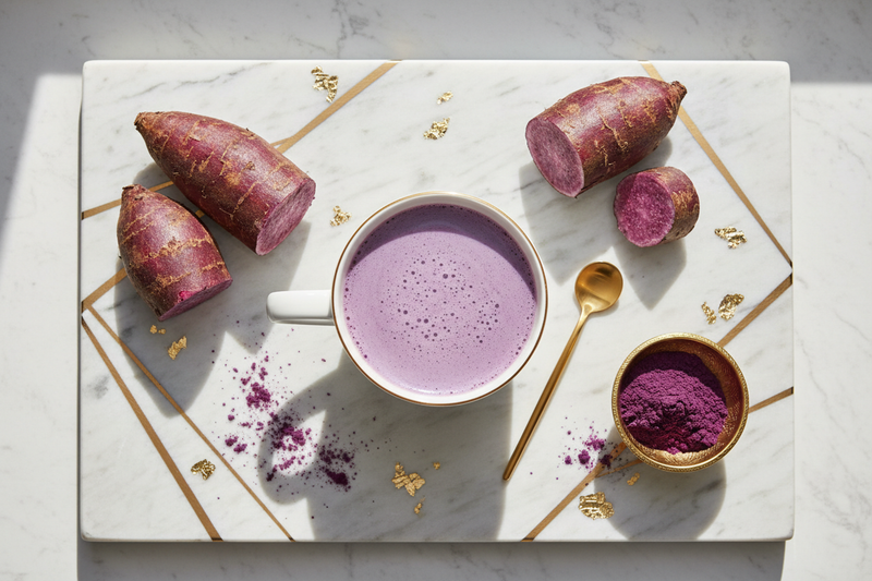 Violett Matcha aus Yamswurzel – Der neue Matcha-Trend