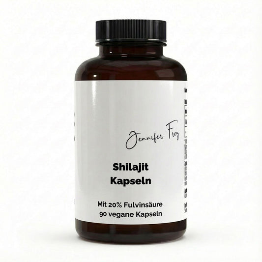 Shilajit 20% Fulvinsäure vegane Kapseln Energie Vitalität 90 Stück 