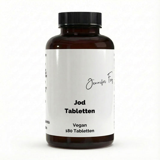 Jod vegane Tabletten Schilddrüse Stoffwechsel Support 180 Stück 