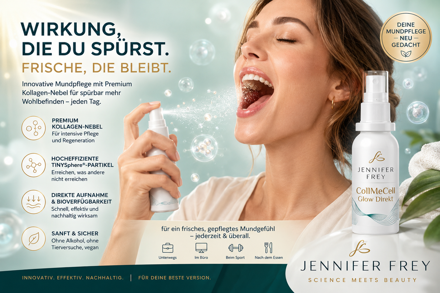 CollMeCell Glow Nano Kollagen Spray - PRE SALE 2 MONATE LIEFERZEIT