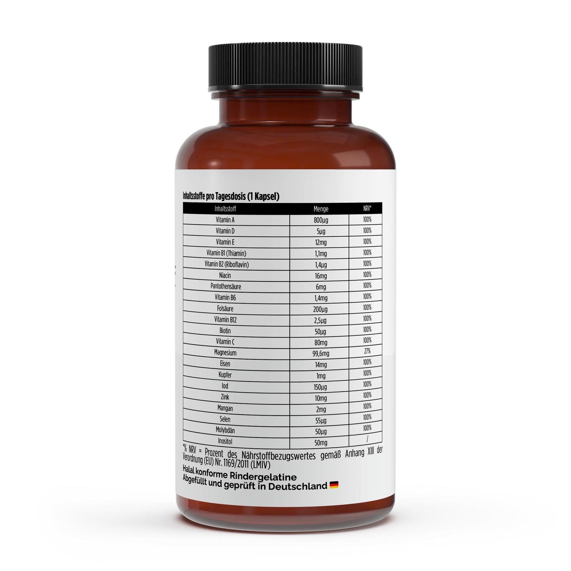 Multivitamin und Mineralstoffe Softgels 120 Kapseln tägliche Versorgung 