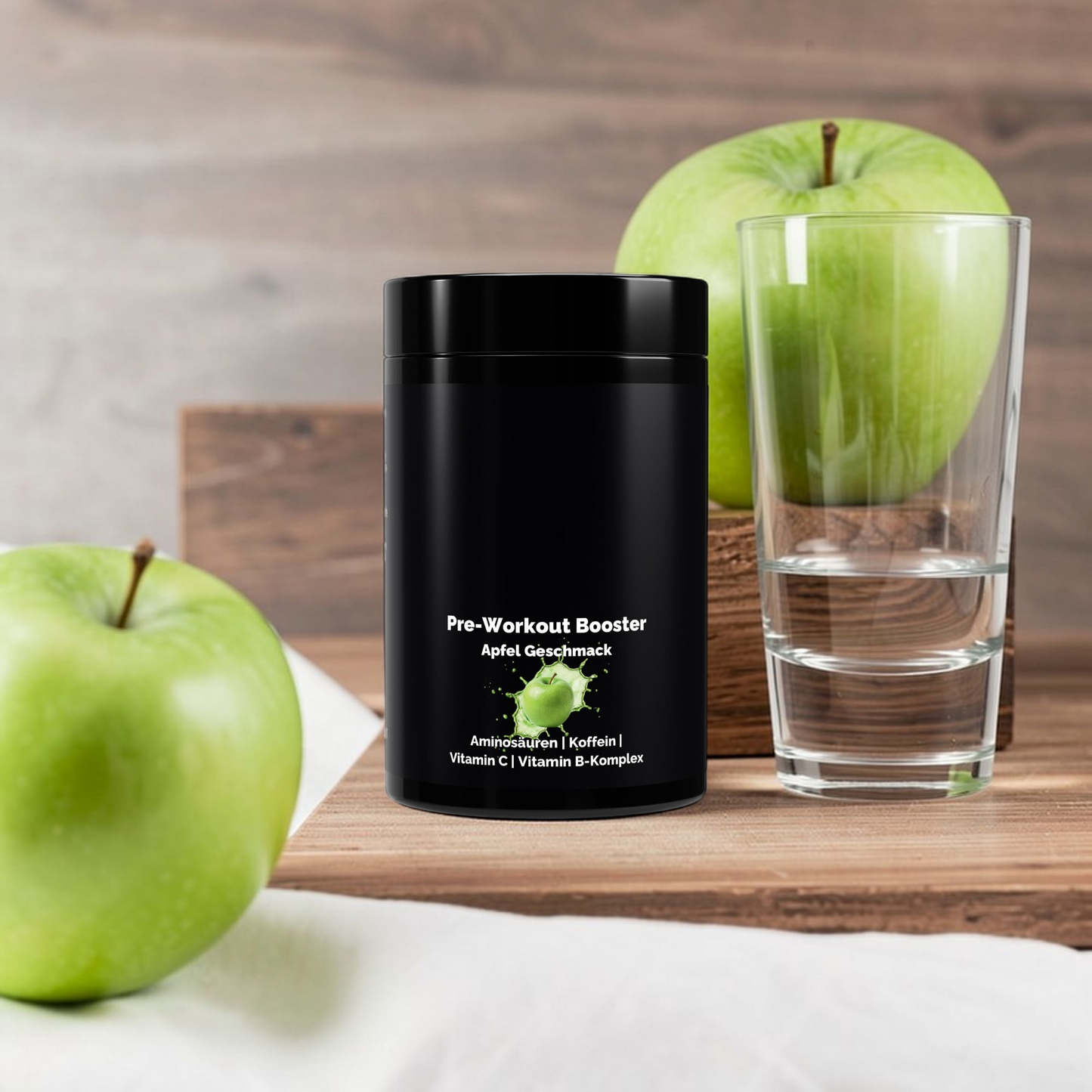 Pre Workout Booster Apfel Geschmack für intensives Training