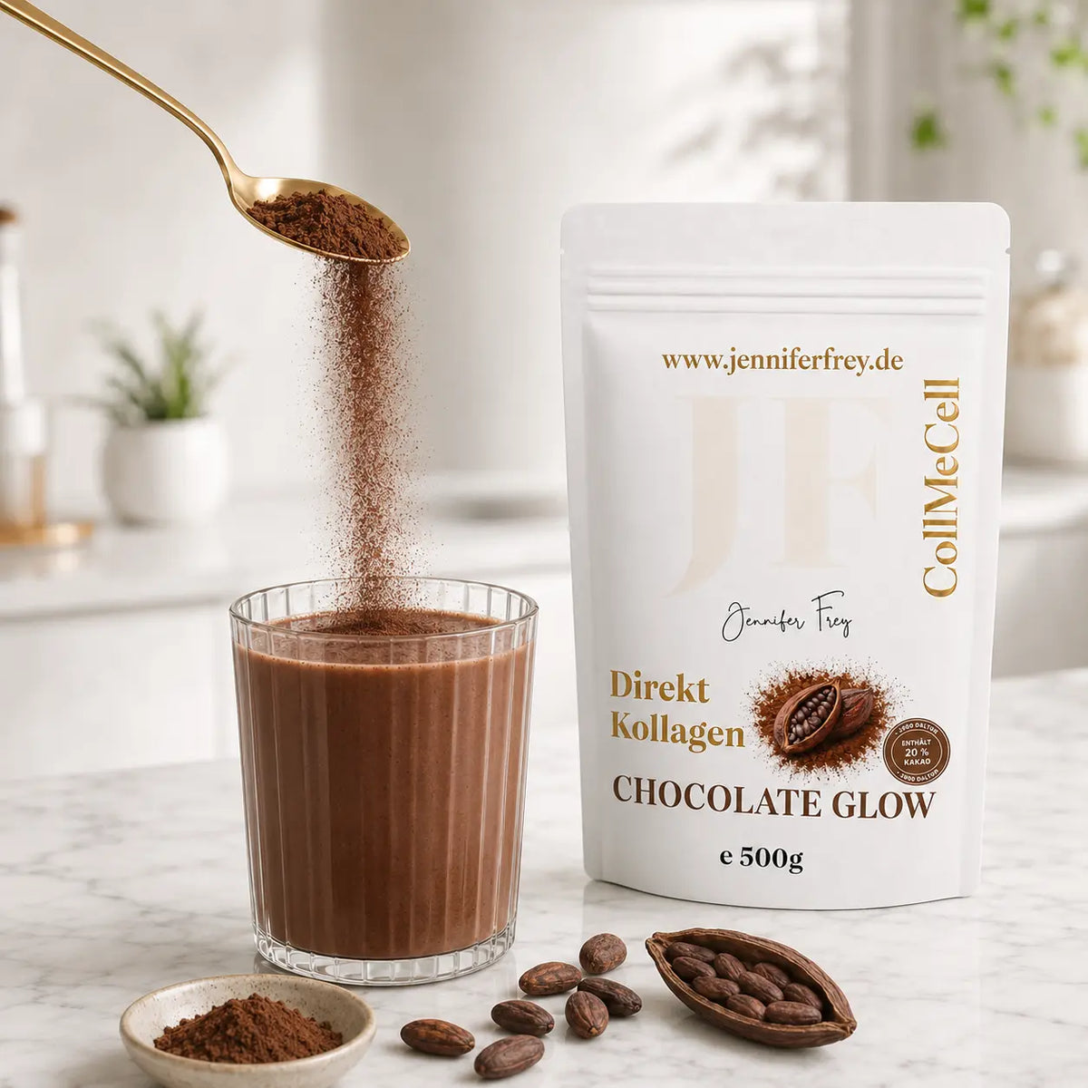 CollMeCell Kollagen-Pulver Chocolate Glow