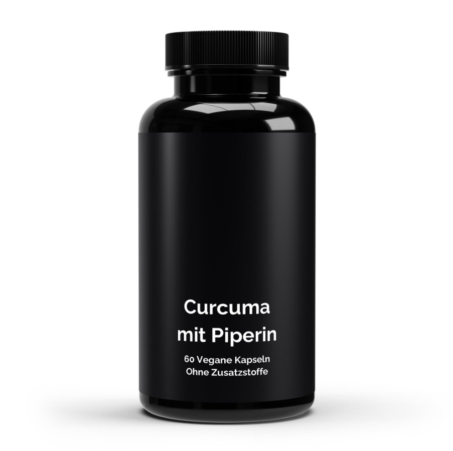 Kurkuma Piperin Kapseln Entzündung Gelenke Support 60 Stück 