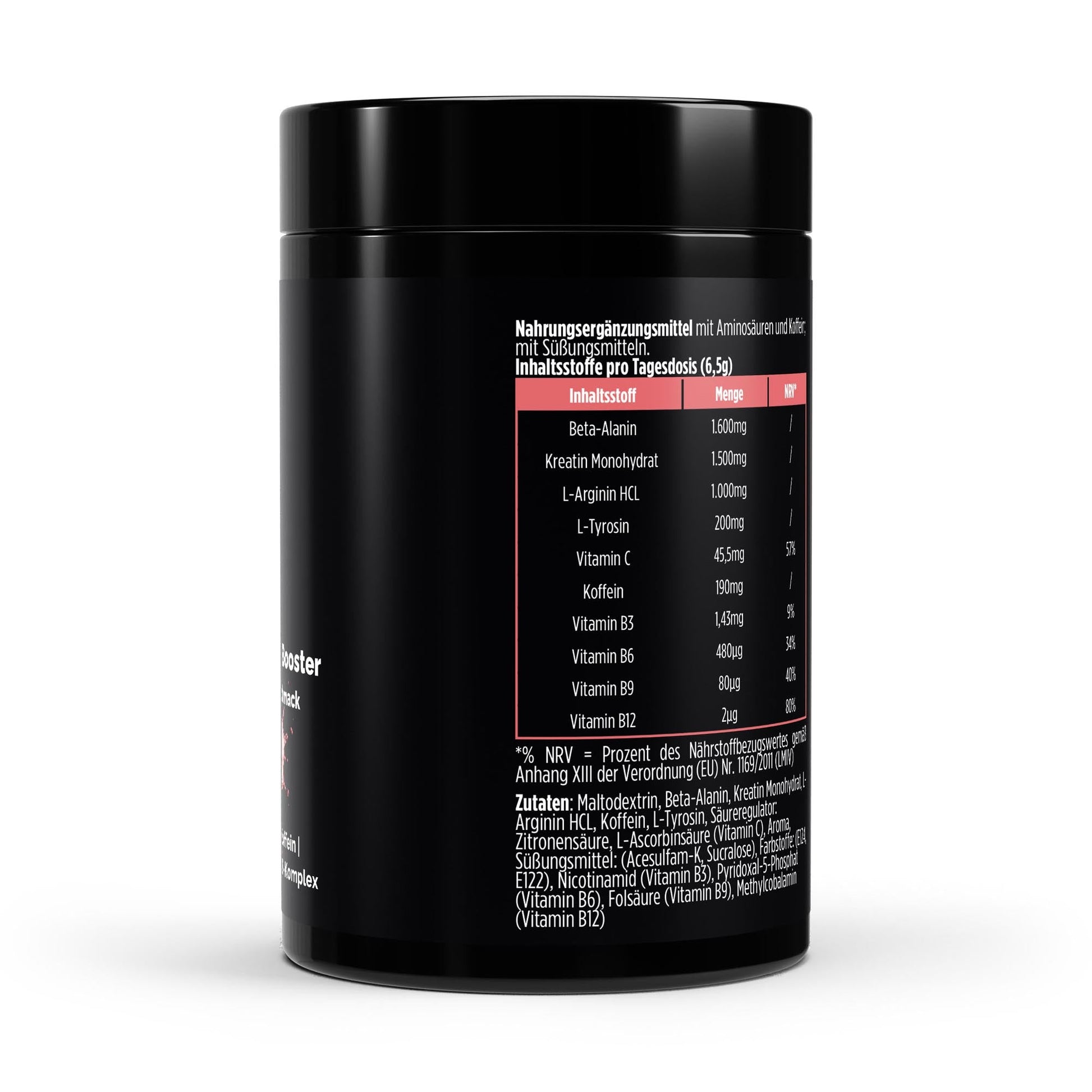 Himbeere Pre Workout Booster für Fokus und Performance