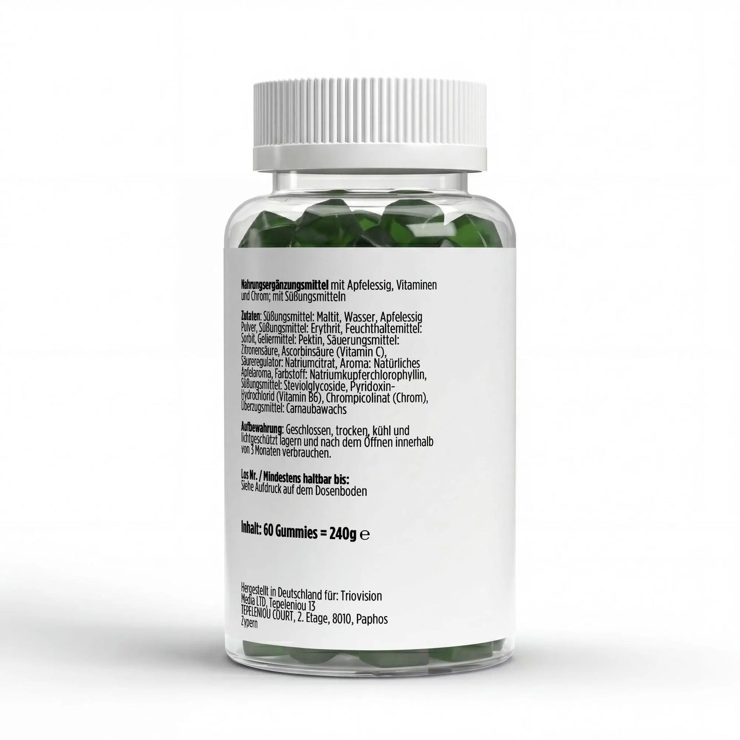 Apfelessig Gummies Stoffwechsel Support 