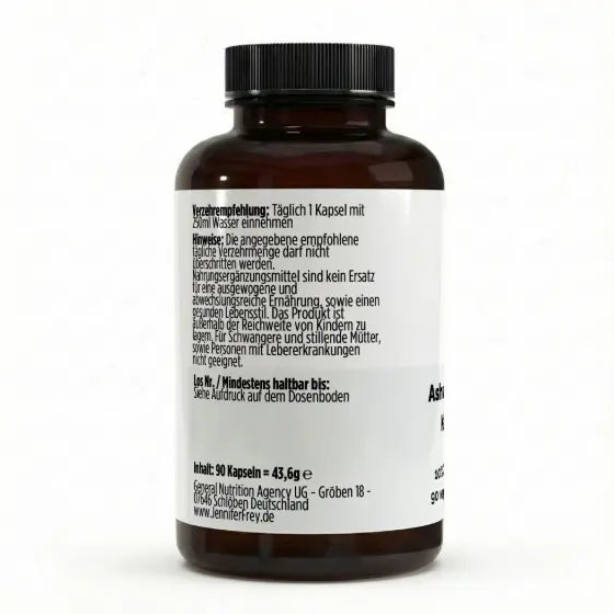  Ashwagandha vegane Kapseln 90 Stück Ashwagandha Wohlbefinden Support