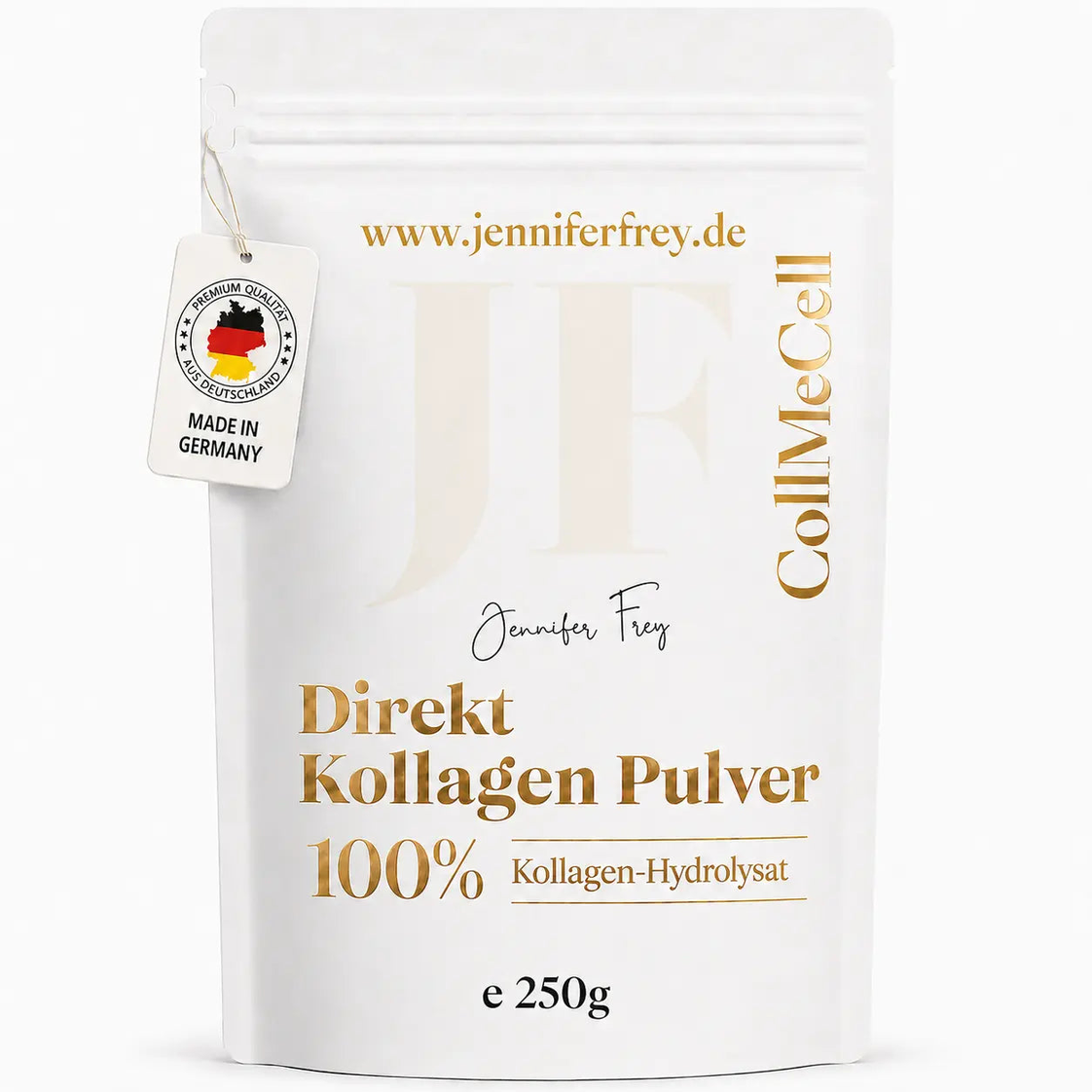 CollMeCell Direkt Kollagen Hydrolisat Peptide Pulver Grass Fed - 250g / Kollagen - Nahrungsergänzungsmittel