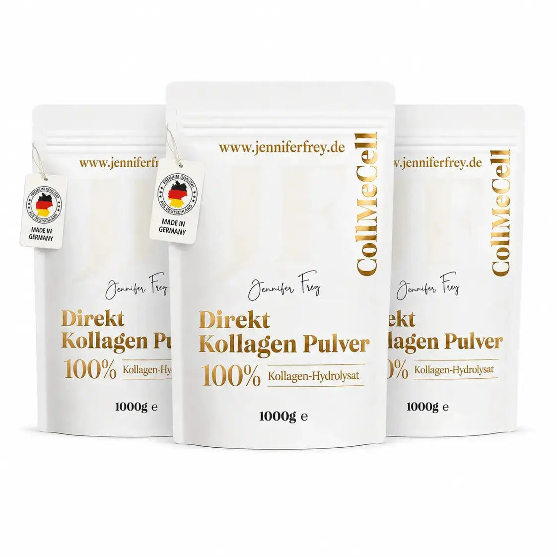 CollMeCell Direkt Kollagen Hydrolisat Peptide Pulver Grass Fed - 3000g / Kollagen - Nahrungsergänzungsmittel
