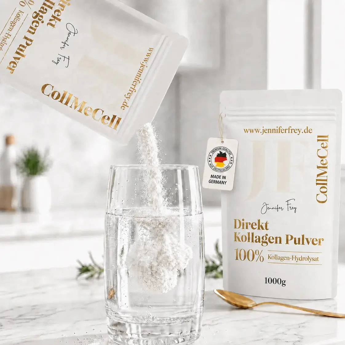 CollMeCell Direkt Kollagen Hydrolisat Peptide Pulver Grass Fed - Nahrungsergänzungsmittel