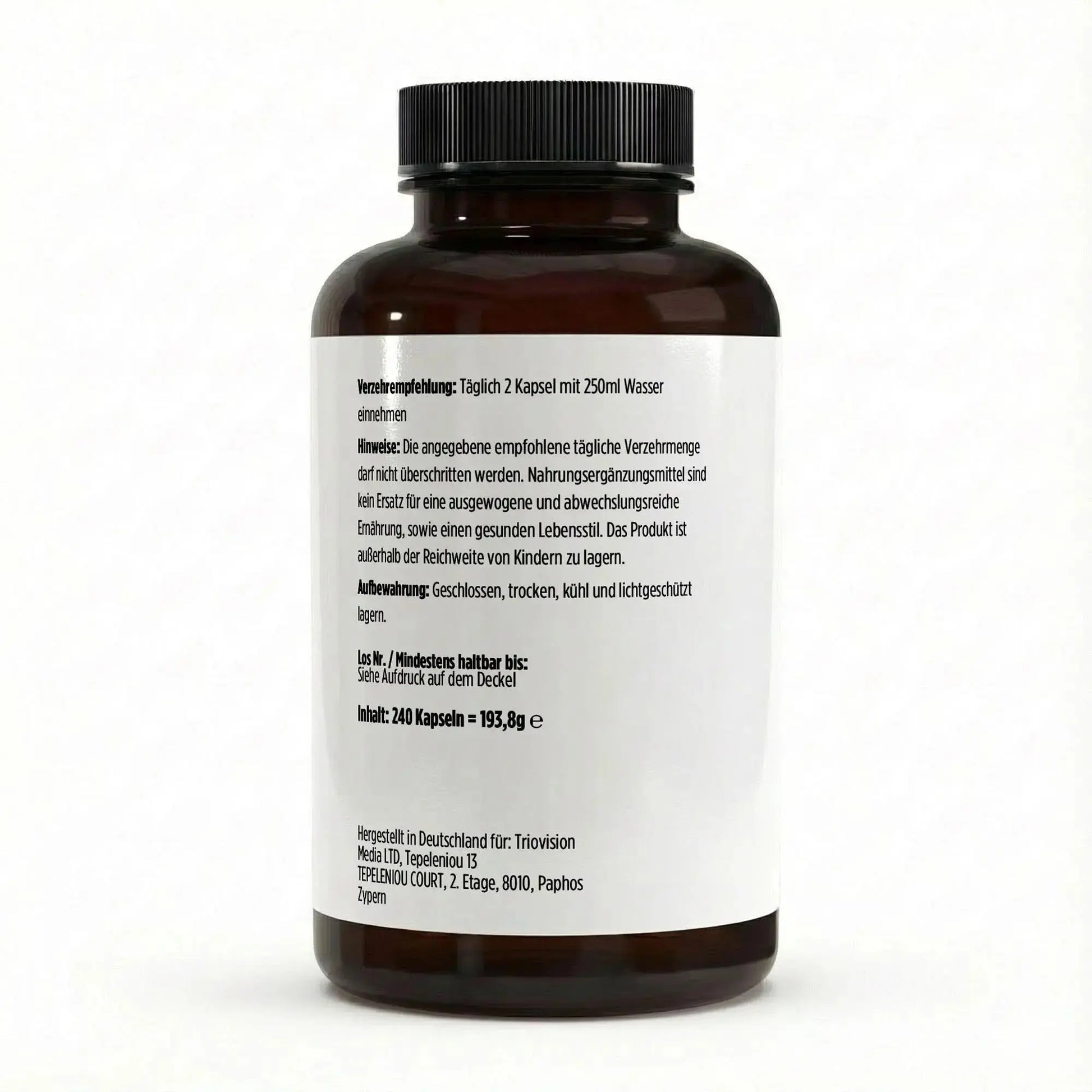 Immunsystem Energie Vitamin C 500mg Magnesium Kapseln gepuffert 240 Stück Support 