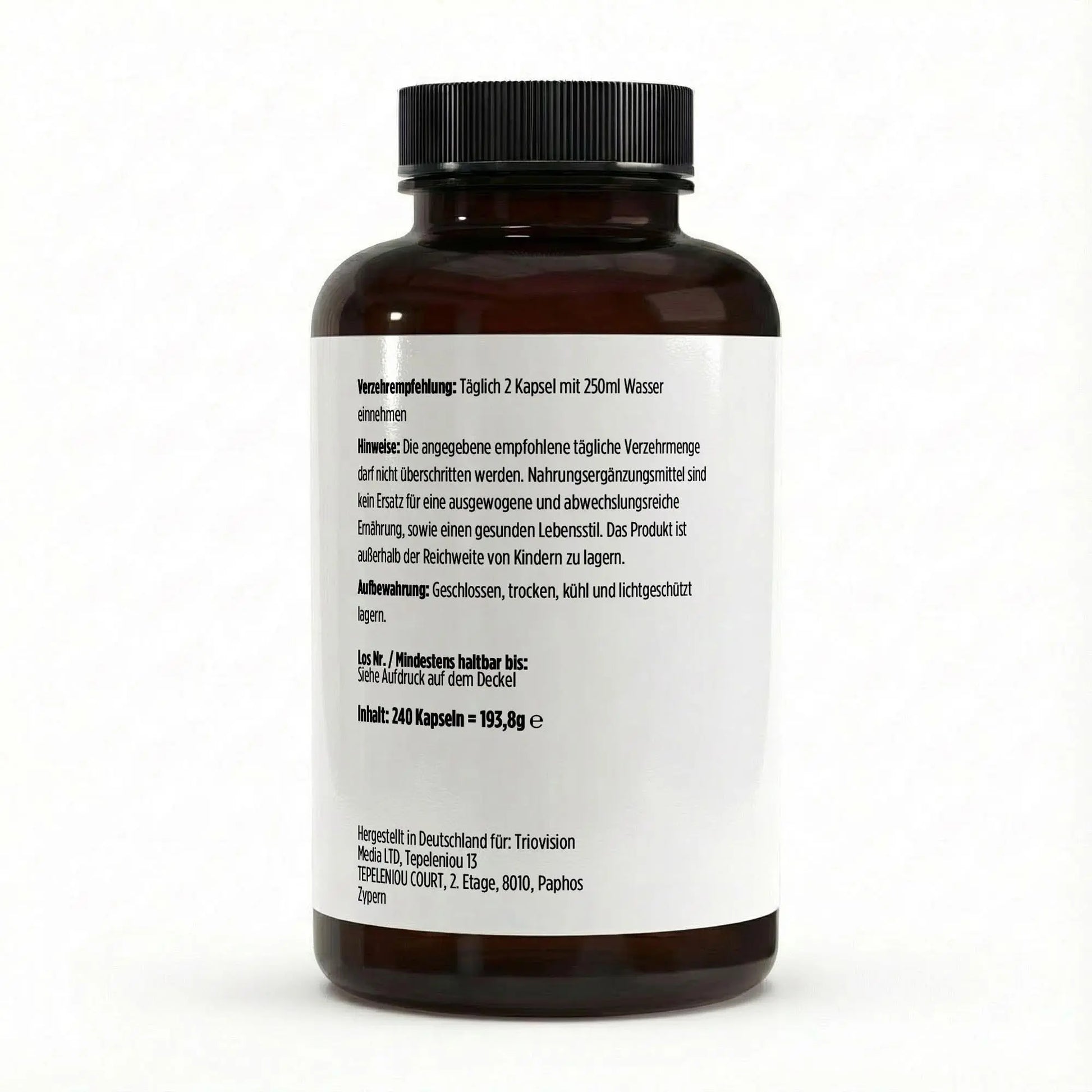 Immunsystem Energie Vitamin C 500mg Magnesium Kapseln gepuffert 240 Stück Support 