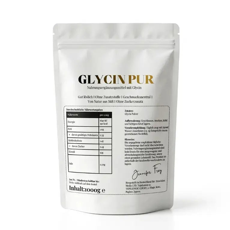 Glycin Pulver hochdosiert Natürlich Süß Jennifer Frey