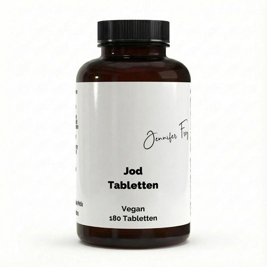 Jod vegane Tabletten Schilddrüse Stoffwechsel Support 180 Stück 