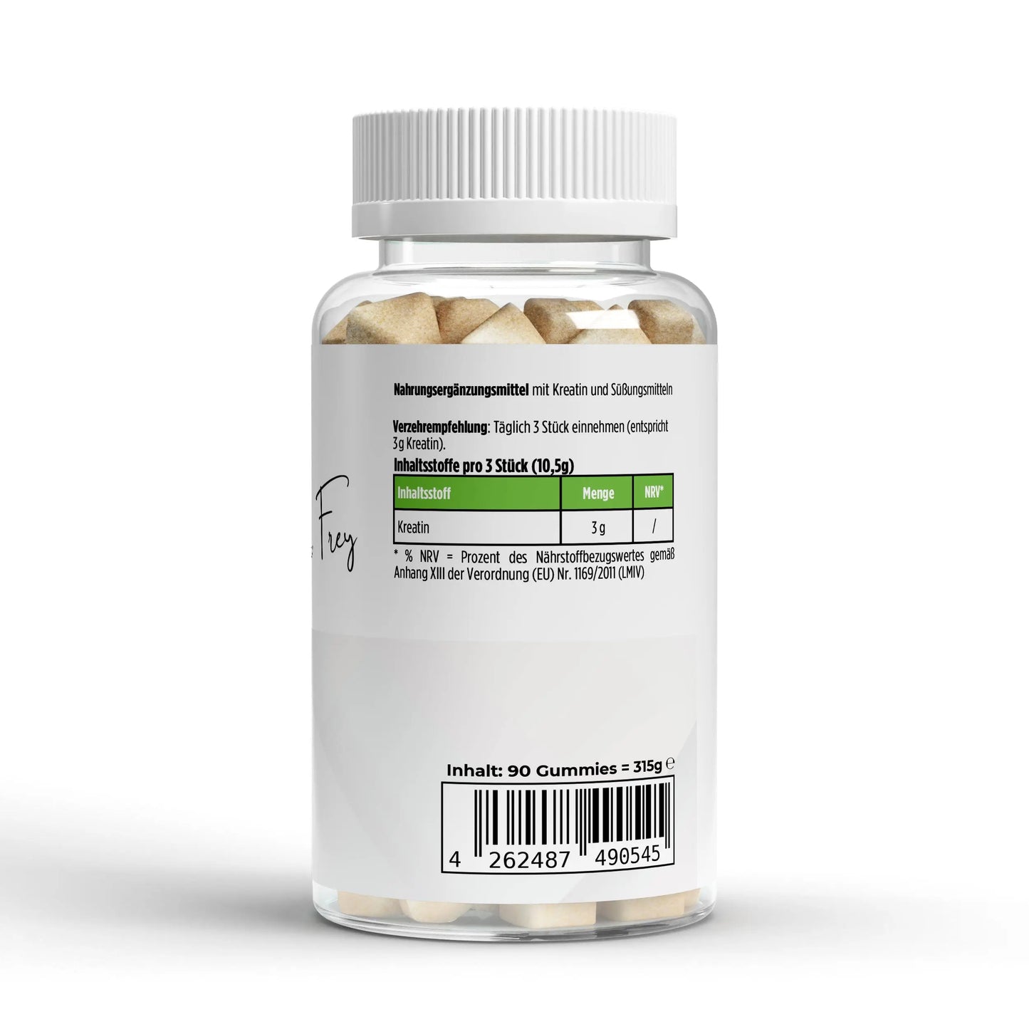 Kreatin Gummies hochdosiert Training Energie Fitness Support 