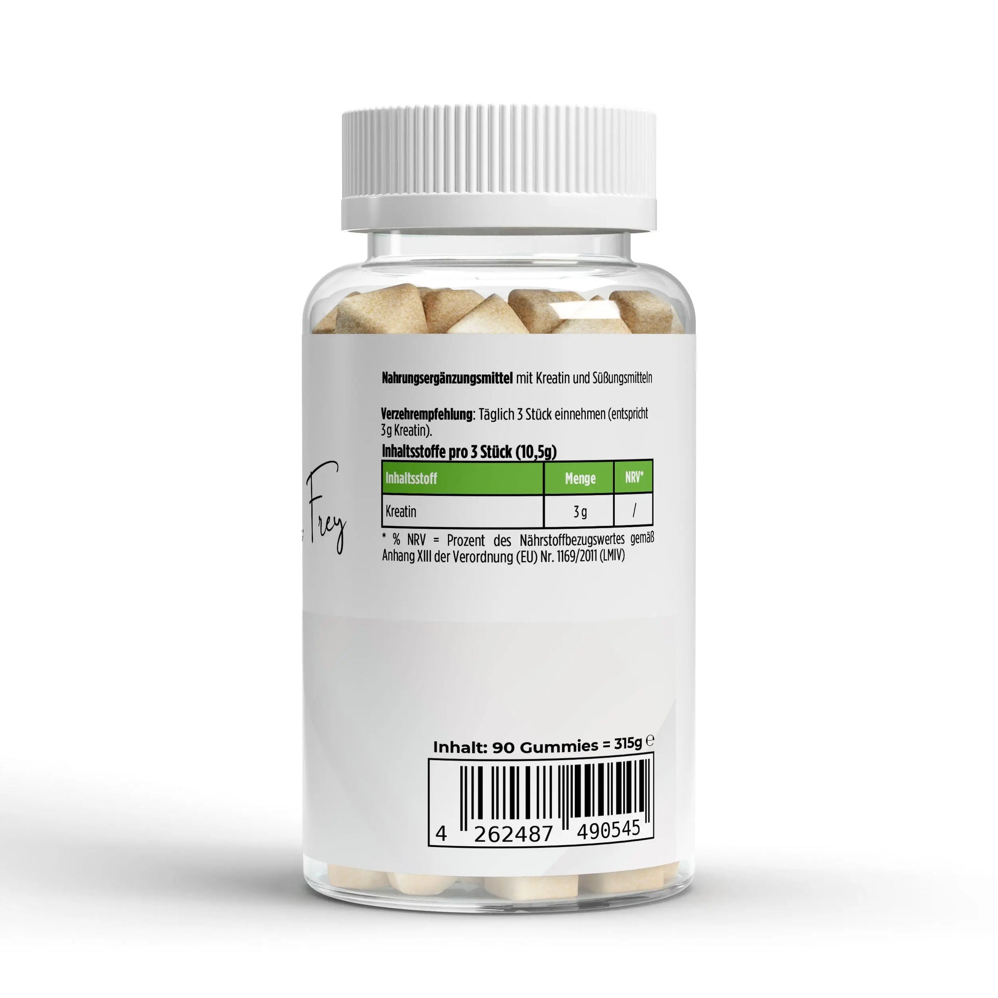 Kreatin Gummies hochdosiert Training Energie Fitness Support 