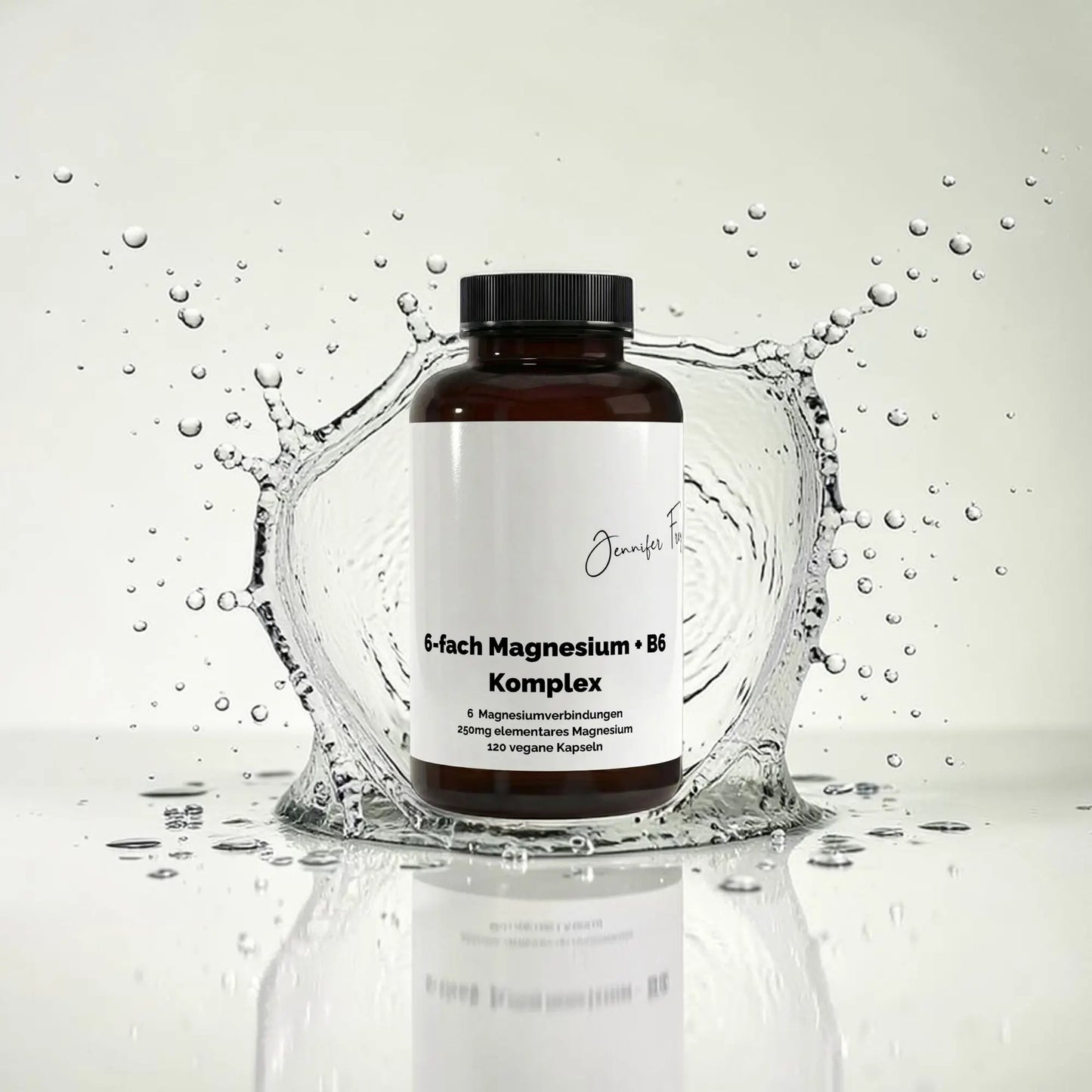Magnesium 6x Komplex vegane Kapseln 120 Stück für Alltag Balance