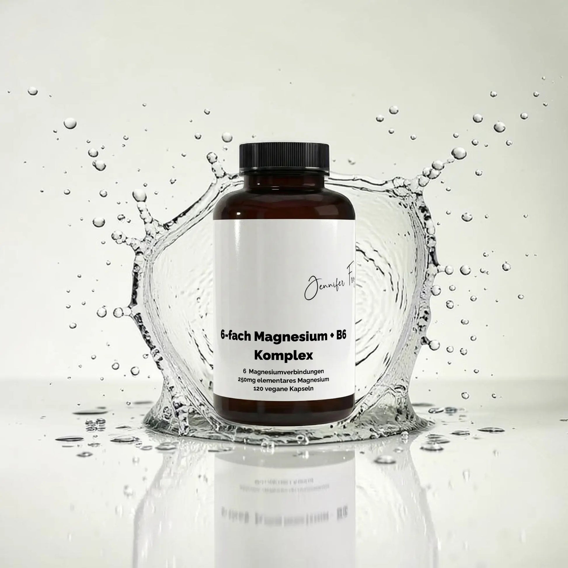 Magnesium 6x Komplex vegane Kapseln 120 Stück für Alltag Balance