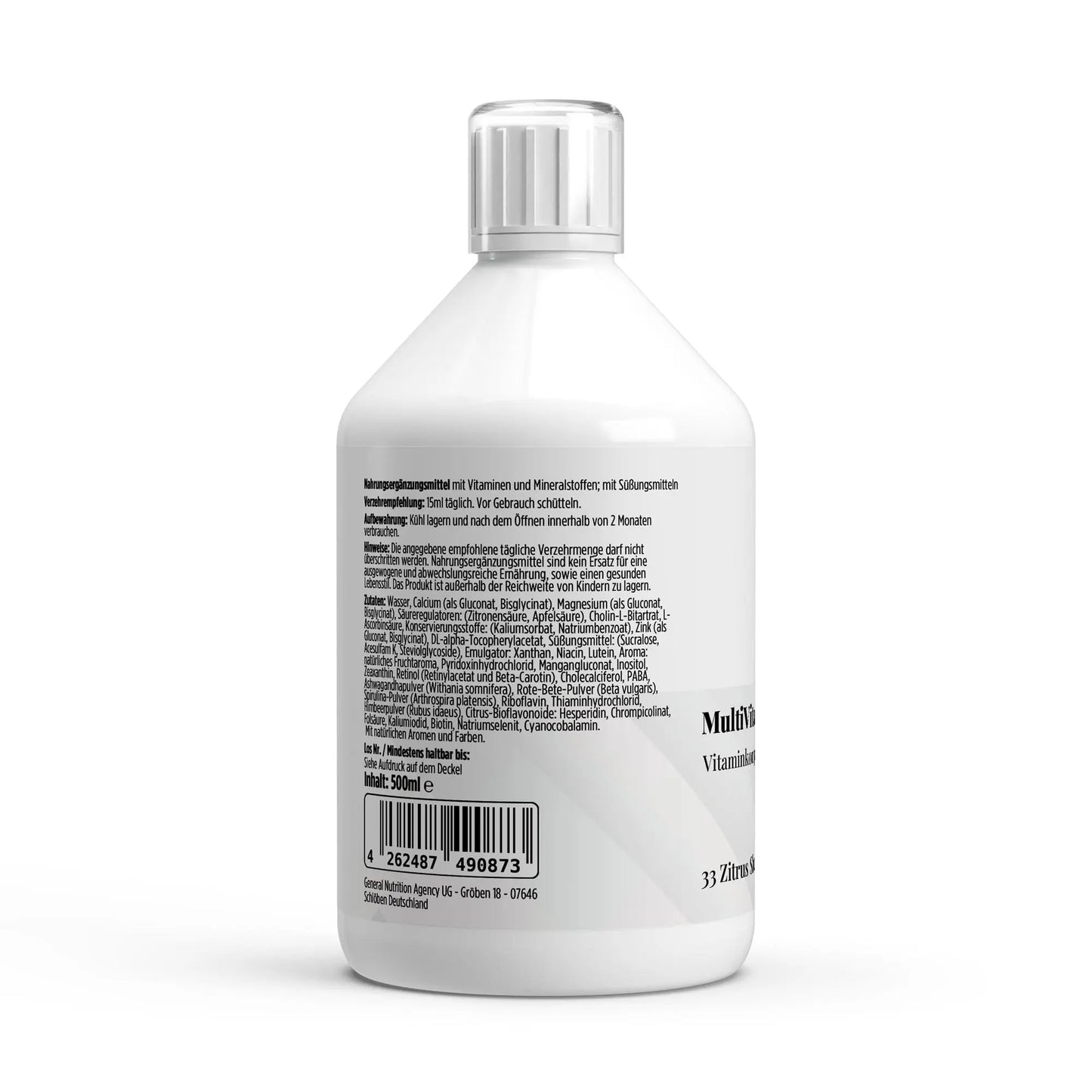 Multivitamin Shots Plus tägliche Vitamine Energie Support 500ml 