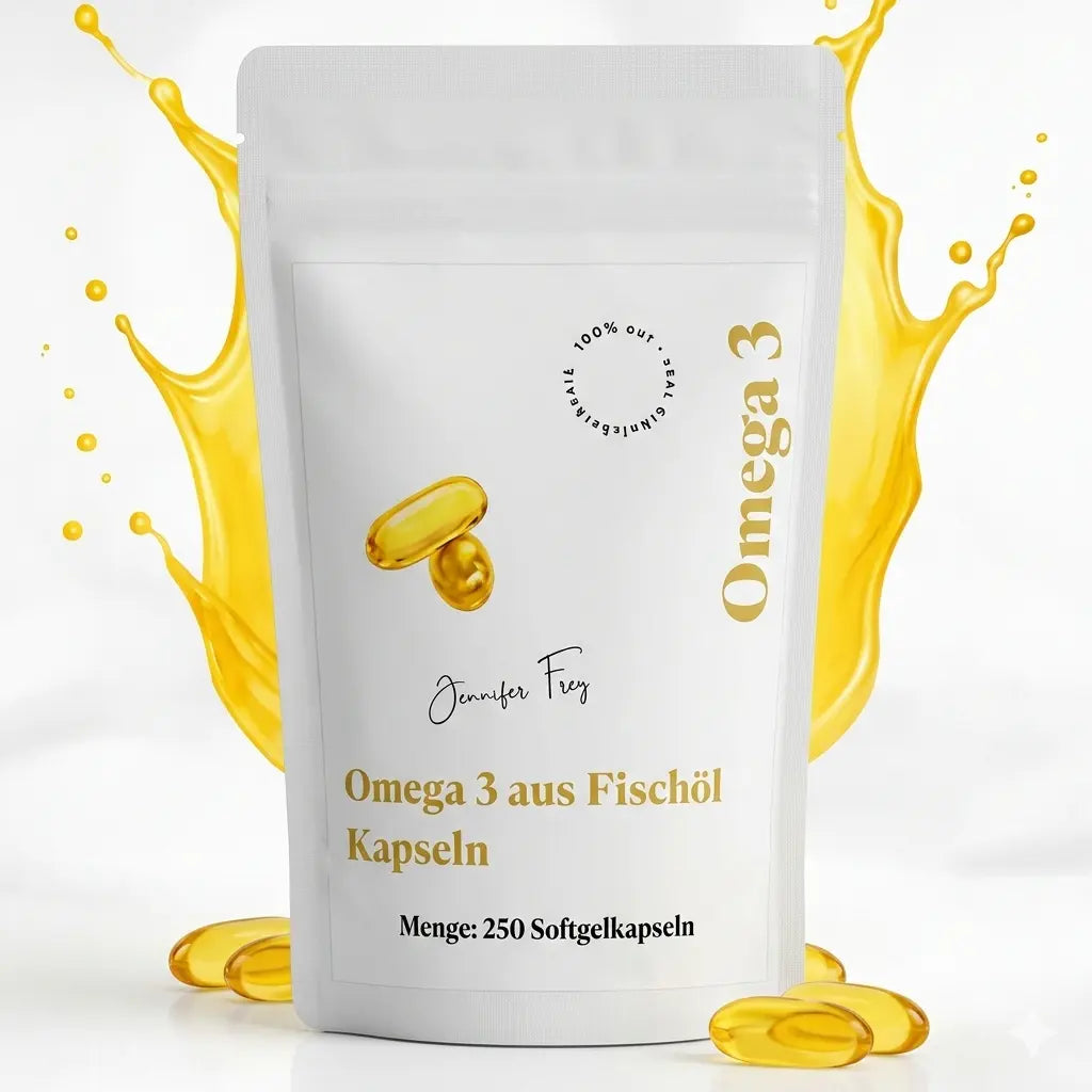 Omega 3 - 50/25 TG Hochdosierte Fischölkapseln - 250 Kapseln - 250 Kapseln