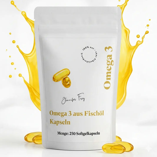 Omega 3 - 50/25 TG Hochdosierte Fischölkapseln - 250 Kapseln - 250 Kapseln