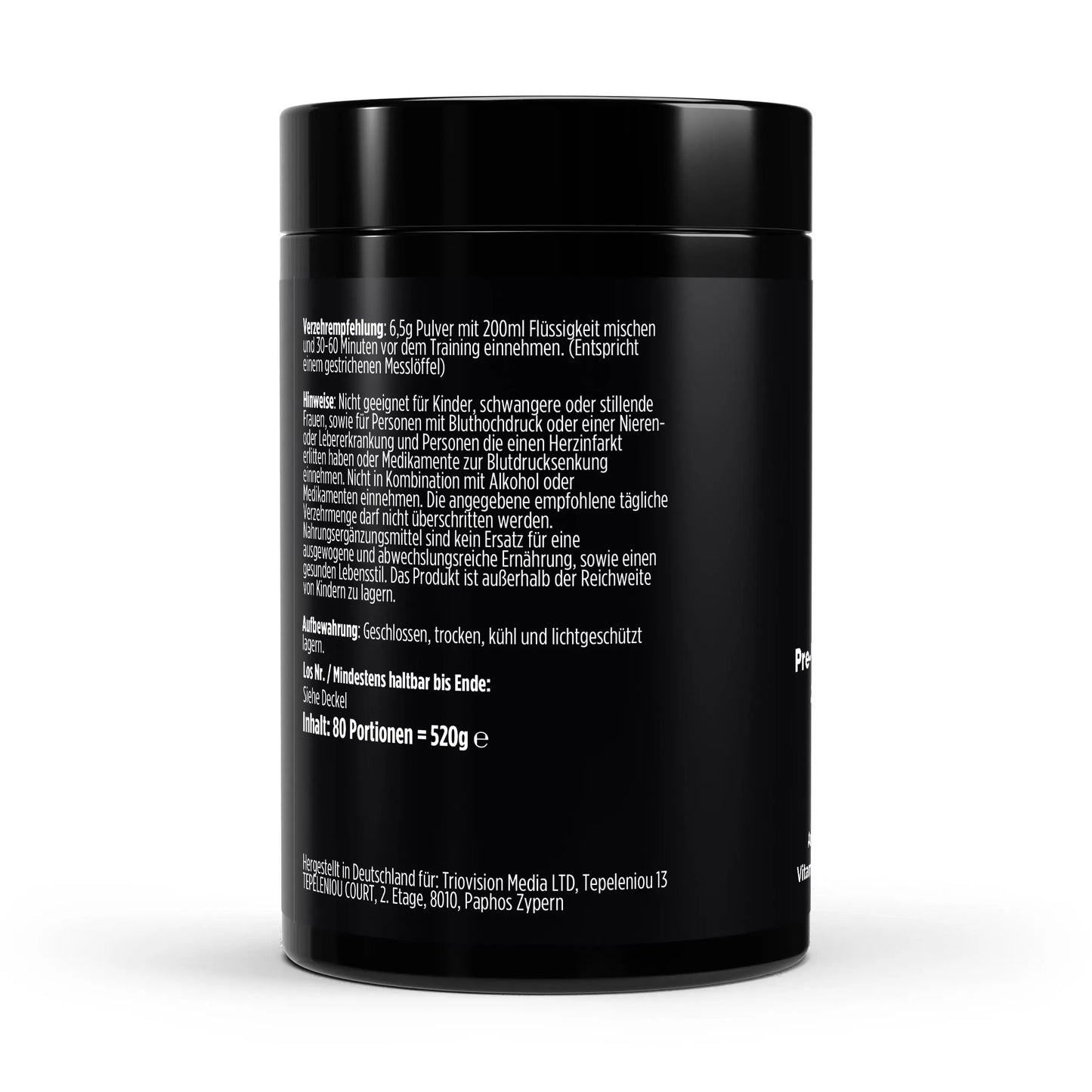 Pre Workout Apfel Booster für Kraft und Leistung im Training 