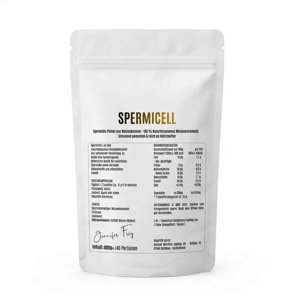 SpermiCELL Pulver 6mg-12 mg Spermidin pro Portion Jennifer Frey