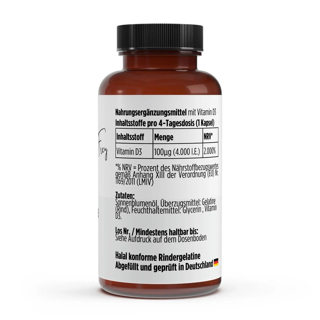 Vitamin D3 4000 IE 180 Softgels Sonne Vitamin für Gesundheit